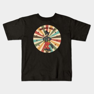 Vintage Cartoon Wolf Kids T-Shirt